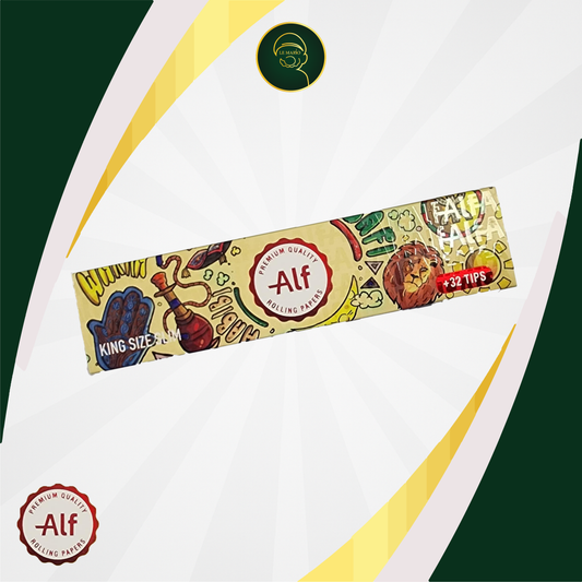 Alf King Size Slim Rolling Papers + Tips 🌿✨