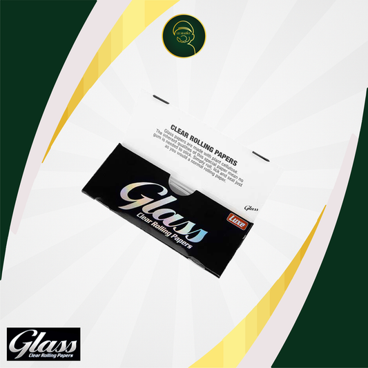 Glass Clear Rolling Papers – King Size Slim 🔍✨