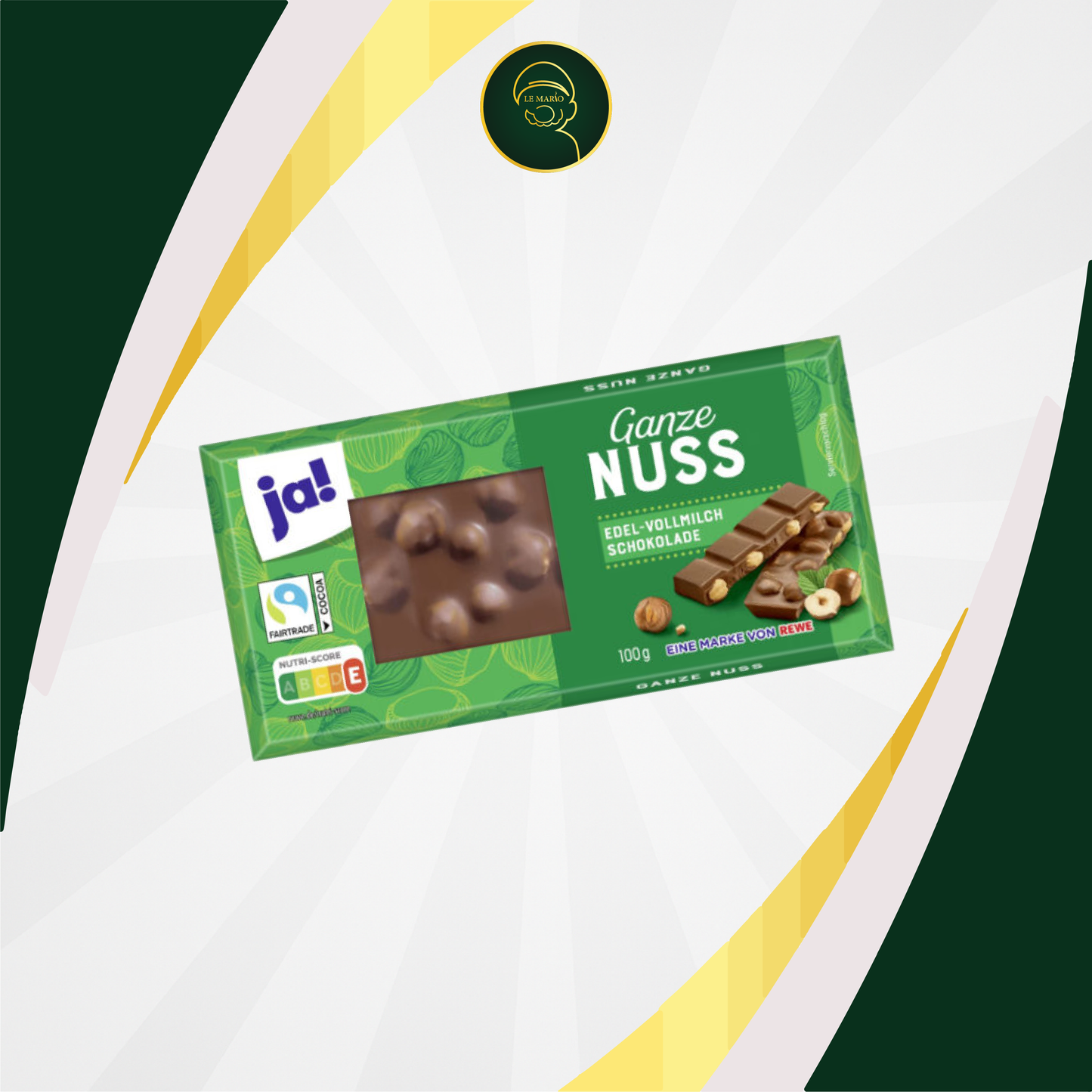Ja! Chocolat Noisettes Entières 100g