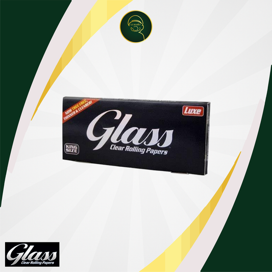 Luxe Glass – 1 1/4 Clear Rolling Papers 🔍✨