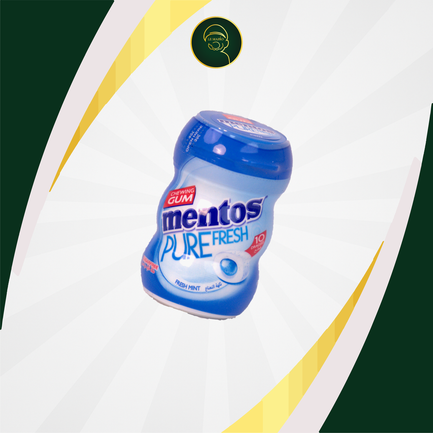 Pure Fresh Mint Bottle Mentos Gum SS