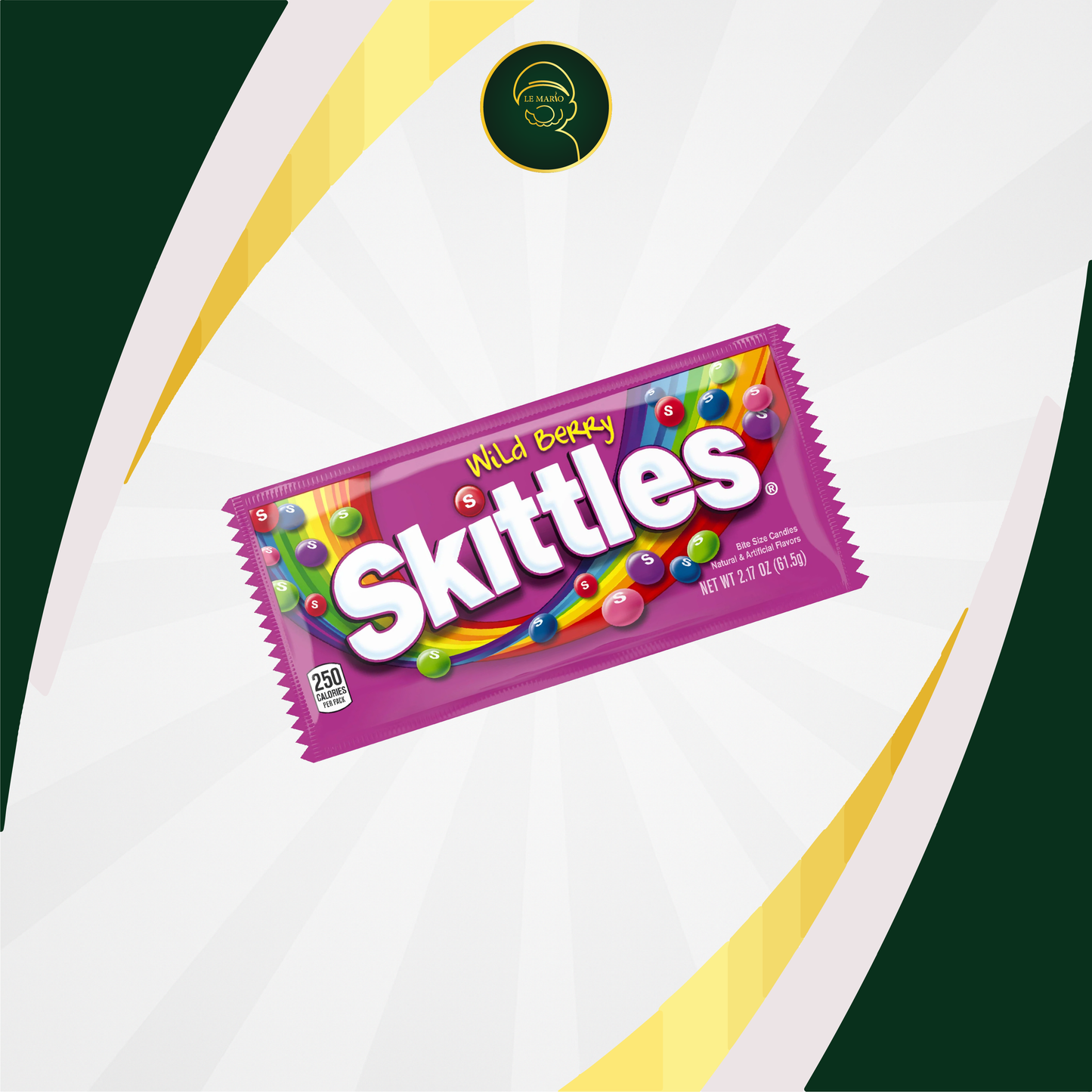 SKITTLES CANDY 38G WILD BERRY PURPLE O