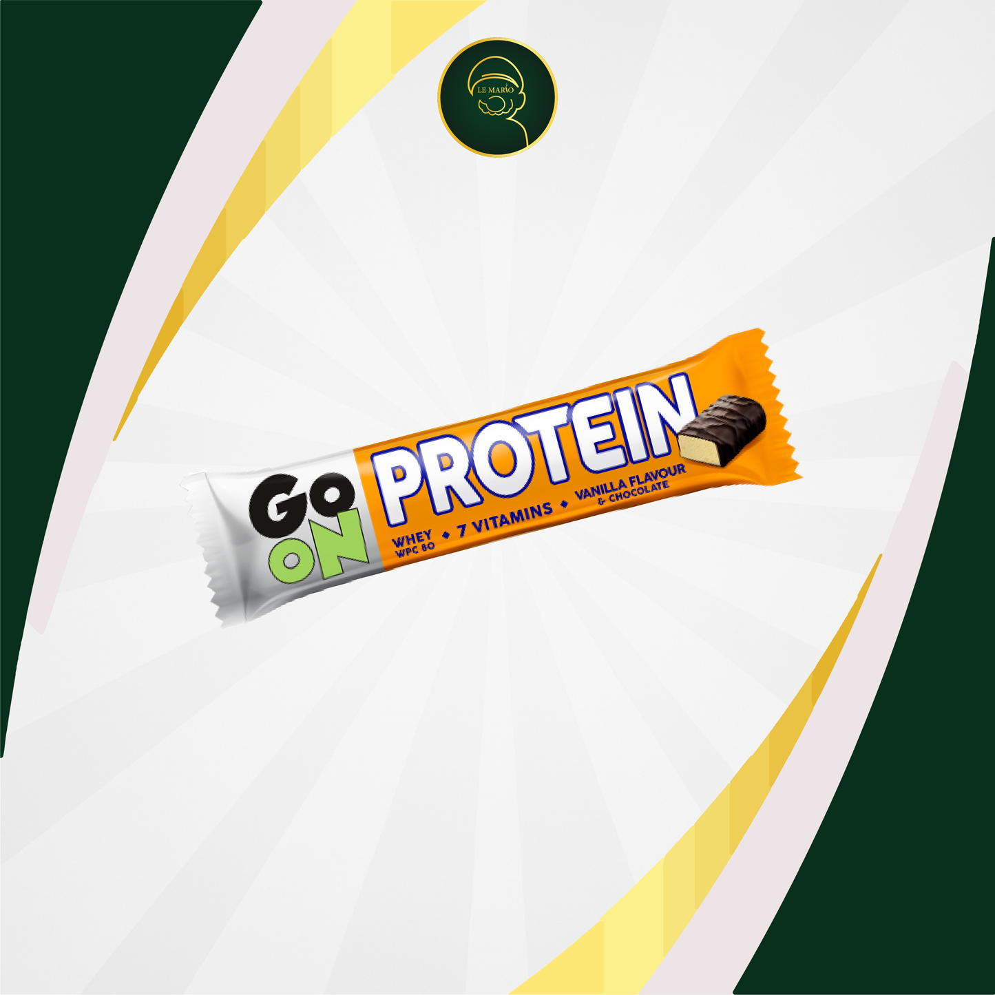 Vanilla Protein Bar 50g Go On