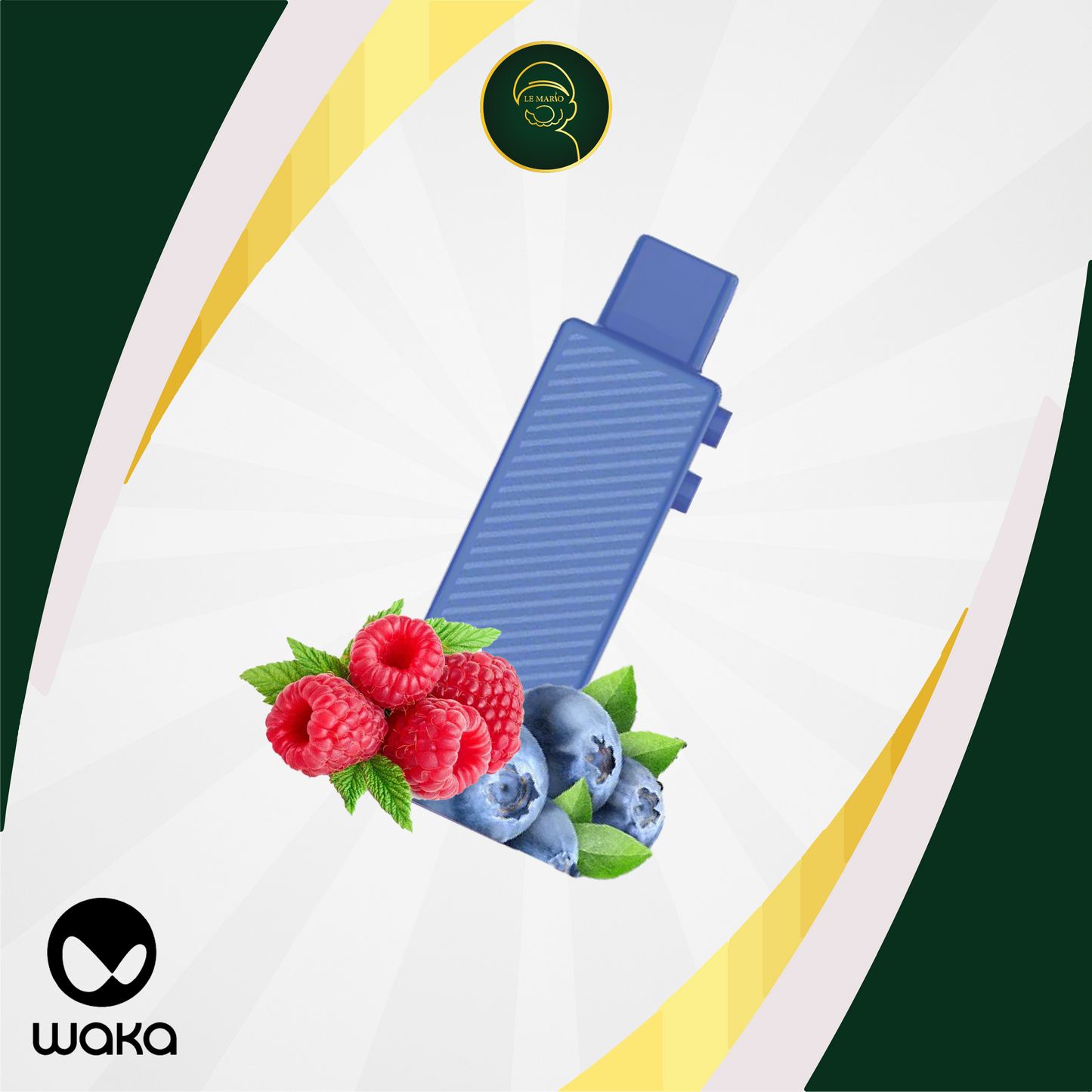 Waka Creator Pod Blueberry Raspberry 15 Puffs | Jetable Maroc