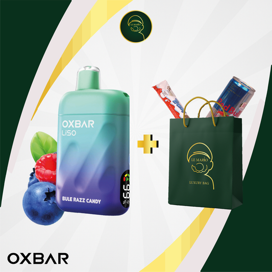 Oxbar Liso – 28 000 Puffs Blue Razz Candy 💙🍬✨