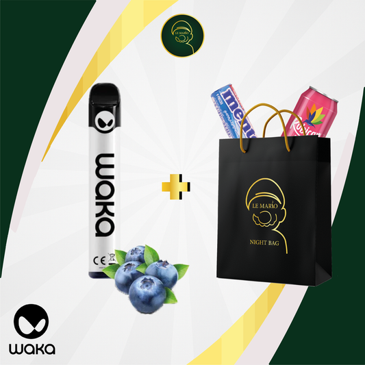 Waka Solo 2 Blueberry Splash 2500 Puffs | Vape Jetable Casablanca Maroc - Le Mario