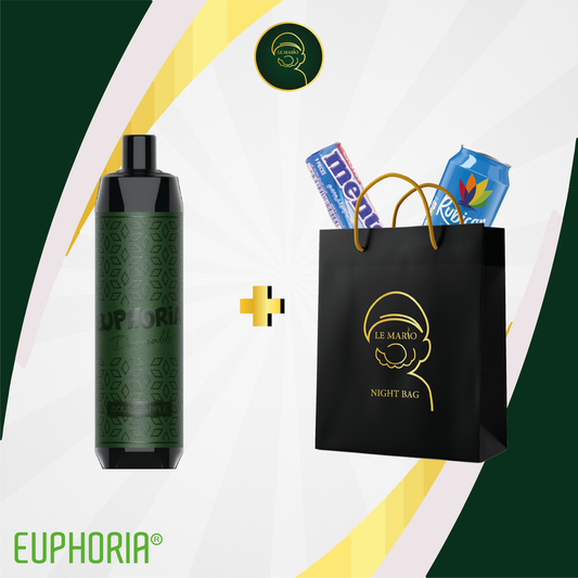 Euphoria DTL Hookah Clouds – 8 000 Puffs Double Apple 🍎🍏✨