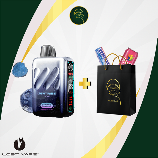 LightRise TB – 18 000 Puffs Blueberry Raspberry 🫐🍓✨