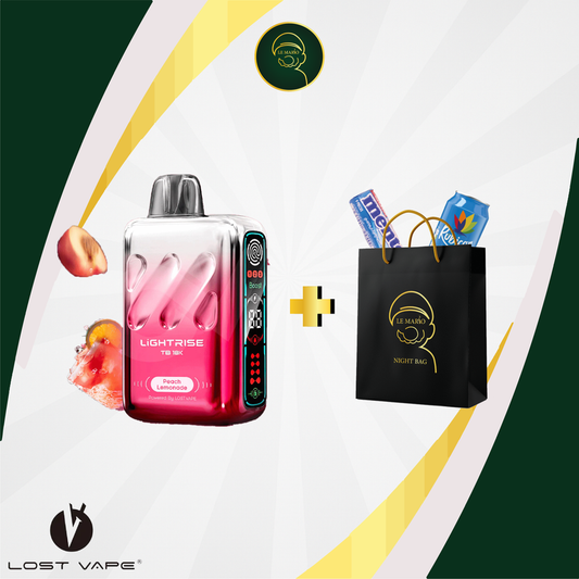 LightRise TB – 18 000 Puffs Peach Lemonade 🍑🍋✨