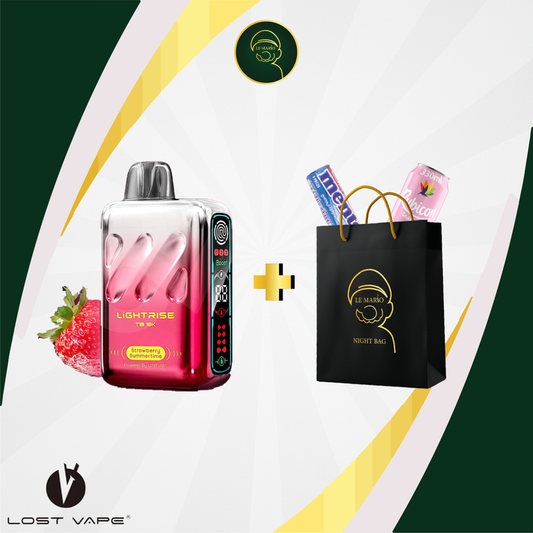 LightRise TB – 18 000 Puffs Strawberry Summertime 🍓🌞✨