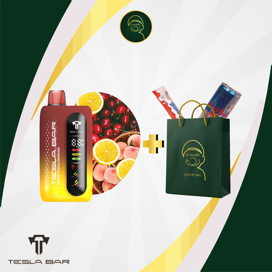 Tesla Bar XT – 23 000 Puffs Cherry Peach Lemonade 🍒🍑🍋✨