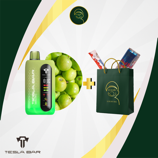 Tesla Bar XT – 23 000 Puffs Sour Apple 🍏⚡✨