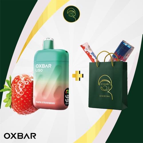 Oxbar Liso – 28 000 Puffs Fanta Strawberry 🍓🥤✨