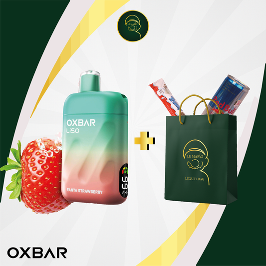 Oxbar Liso – 28 000 Puffs Fanta Strawberry 🍓🥤✨