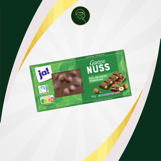 Ja! Chocolat Noisettes Entières 100g