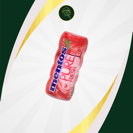 Mentos Pure Fresh Strawberry Chewing Gum 24.5g