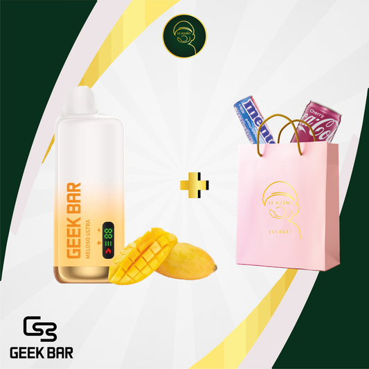 Geek Bar Meloso Ultra Maroc – Mexico Mango 10K Puffs | Le Mario Smoke Shop Casablanca