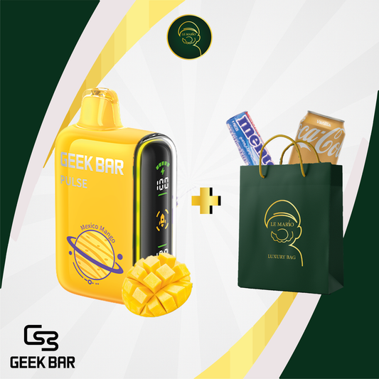 Geek Bar Pulse Maroc – Mexico Mango | Le Mario Smoke Shop Casablanca