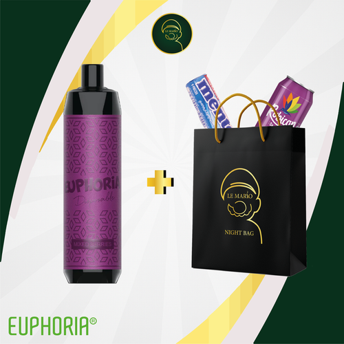 Euphoria DTL Hookah Clouds – 8 000 Puffs Mix Berries 🫐🍓🍒✨