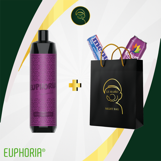 Euphoria DTL Hookah Clouds – 8 000 Puffs Mix Berries 🫐🍓🍒✨