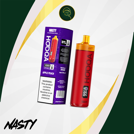 Nasty HOOQA 10K – Apple Peach 3MG