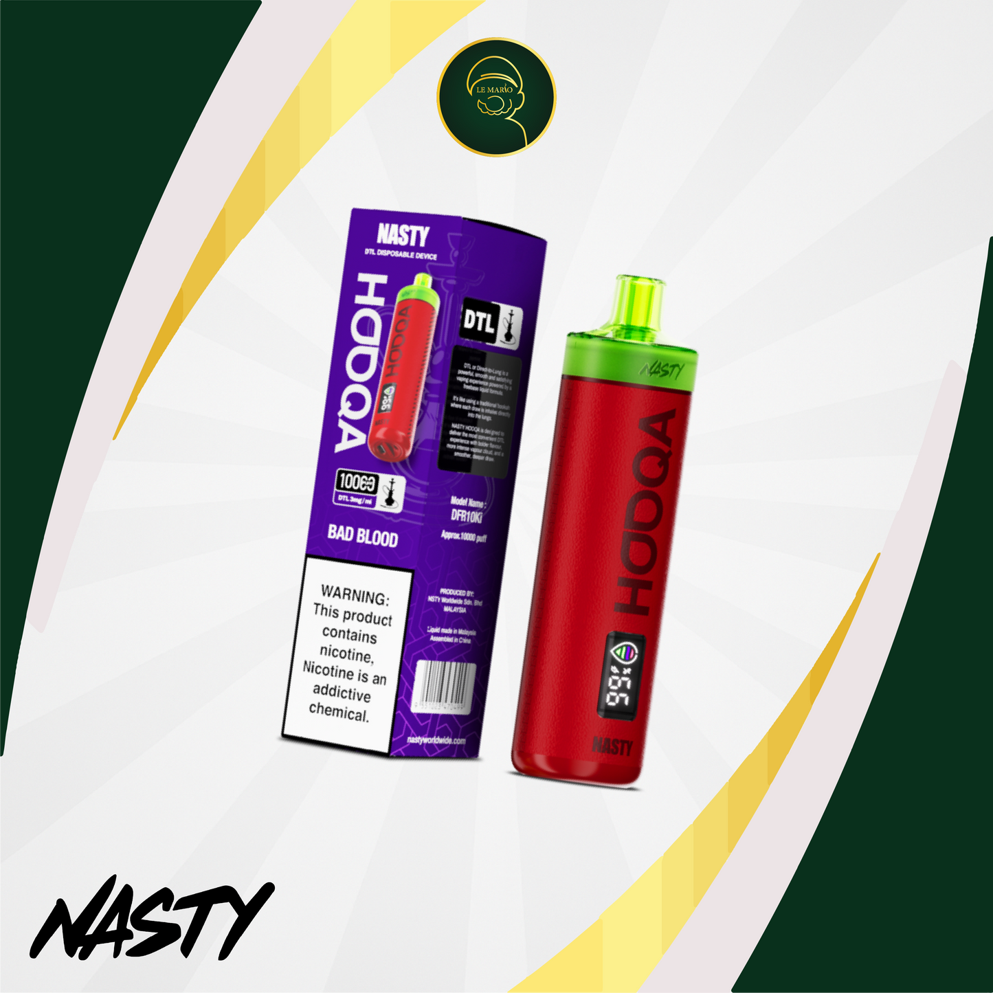 Nasty HOOQA 10K – Bad Blood 3MG