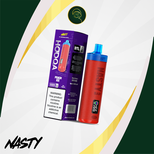 Nasty HOOQA 10K – Peach Ice 3MG