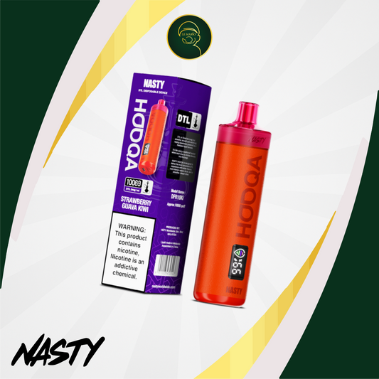 Nasty HOOQA 10K – Strawberry Guava Kiwi 3MG
