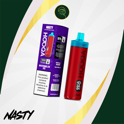 Nasty HOOQA 10K – Watermelon Ice 3MG
