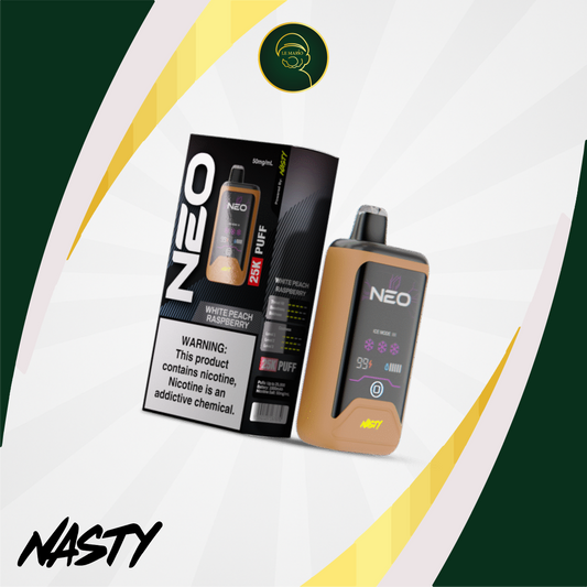 Nasty NEO 25K-White Peach Raspberry 50mg