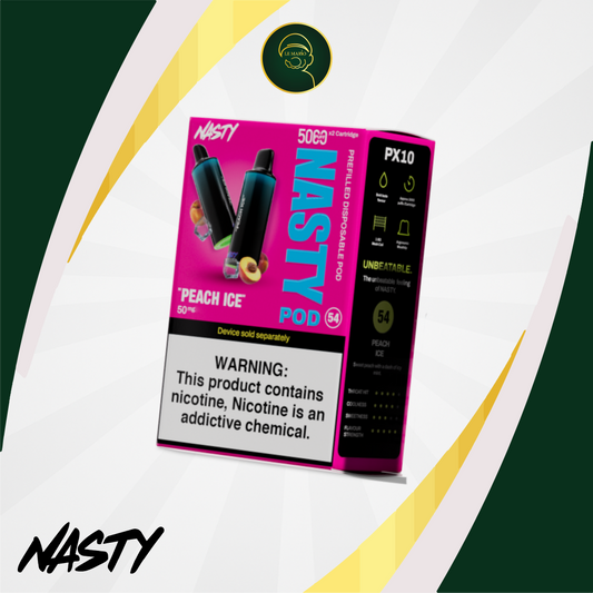 Nasty Pod 5000x2 – Peach Ice 50mg