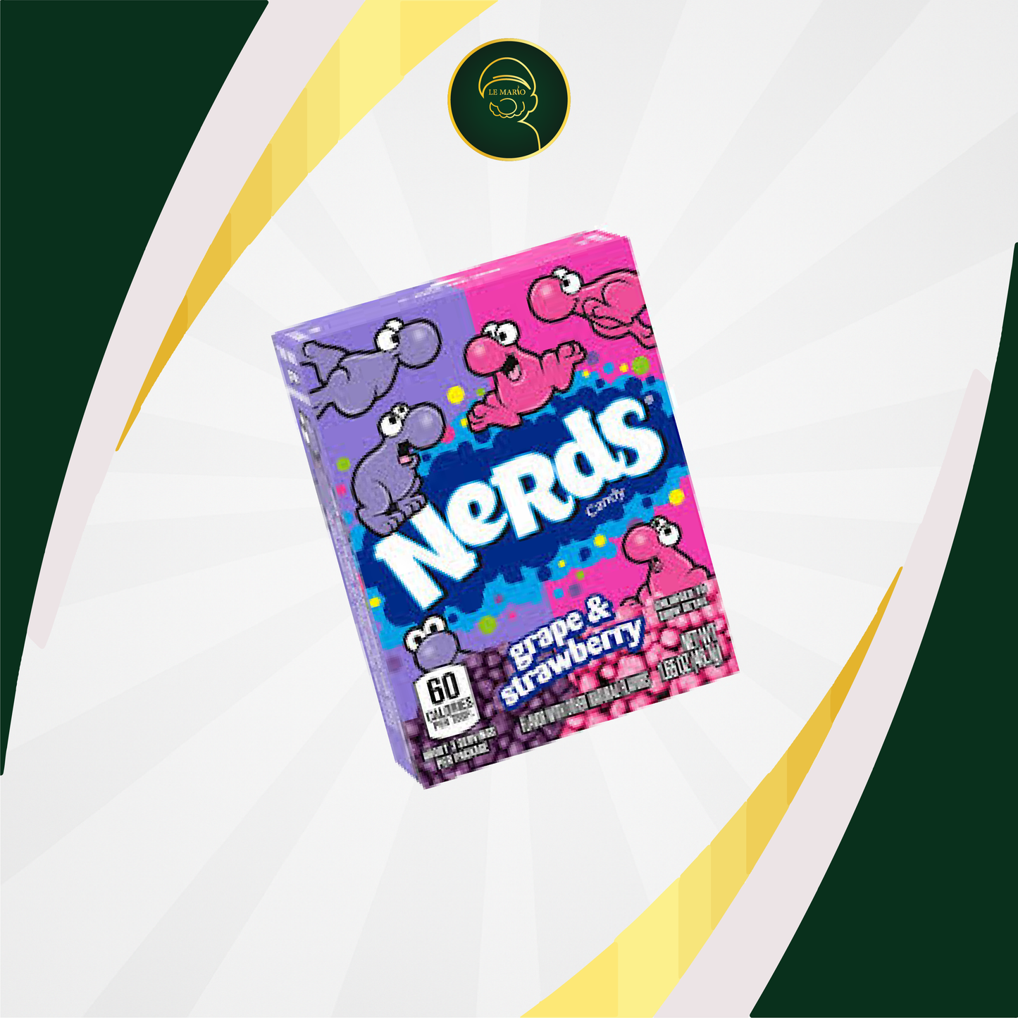 КОНФЕТЫ NERDS GRAPE/STRAWBERRY 46,7 Г-1230000131780
