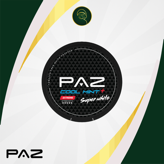 Paz Cool Mint+ Nicotine Pouches – 28mg 🌿❄️⚡