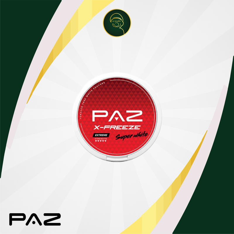 Paz X-Freeze+ Nicotine Pouches – 24mg ❄️⚡