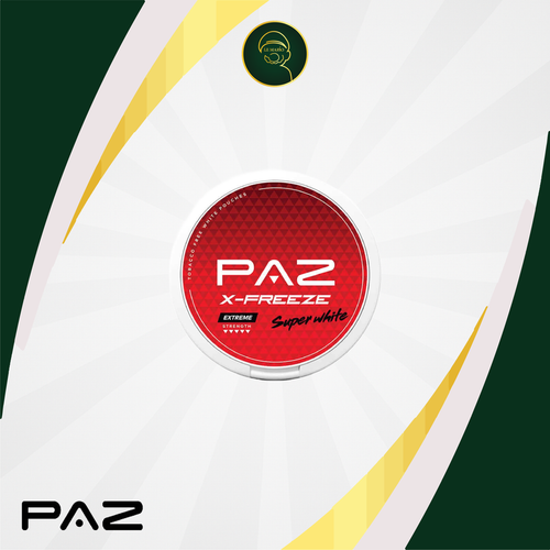 Paz X-Freeze+ Nicotine Pouches – 24mg ❄️⚡
