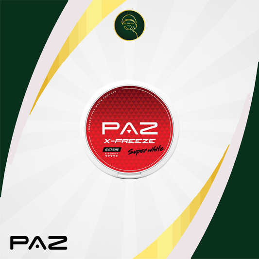 Paz X-Freeze+ Nicotine Pouches – 24mg ❄️⚡