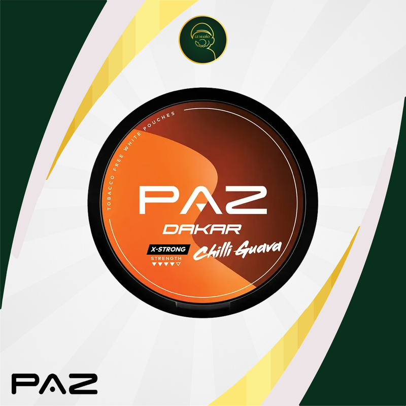 Paz Dakar Chilli Guava Nicotine Pouches – 18mg 🌶️🥭⚡