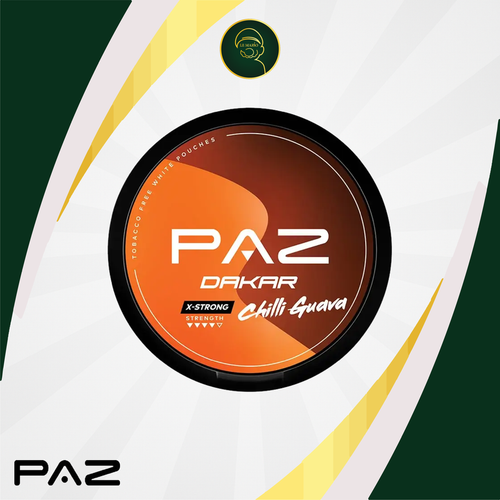 Paz Dakar Chilli Guava Nicotine Pouches – 18mg 🌶️🥭⚡