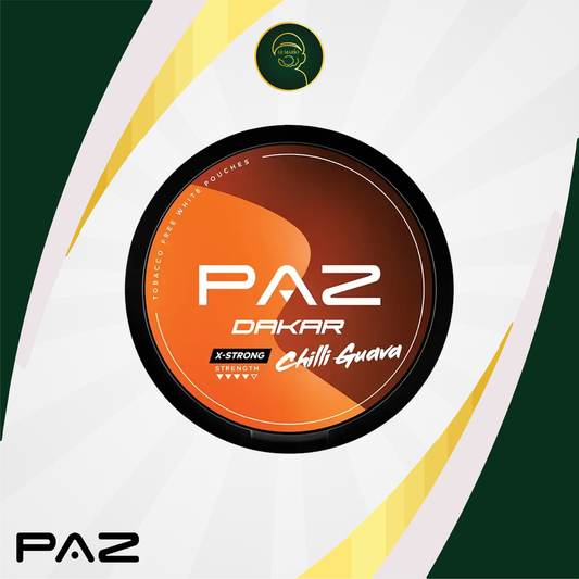 Paz Dakar Chilli Guava Nicotine Pouches – 18mg 🌶️🥭⚡
