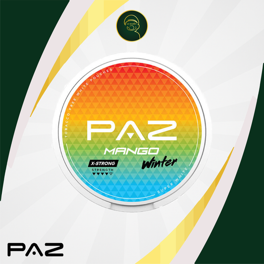 Paz Mango Winter Nicotine Pouches – 18mg 🥭❄️⚡