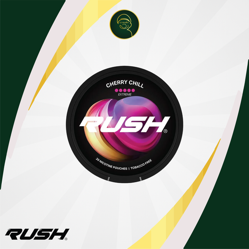 Rush Cherry Chill Nicotine Pouches – 30mg 🍒❄️
