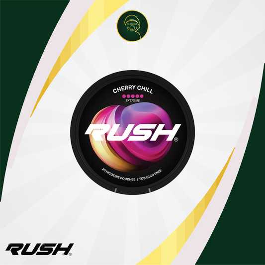 Rush Cherry Chill Nicotine Pouches – 30mg 🍒❄️