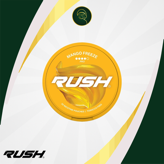 Rush Mango Freeze Nicotine Pouches – 16mg 🥭❄️