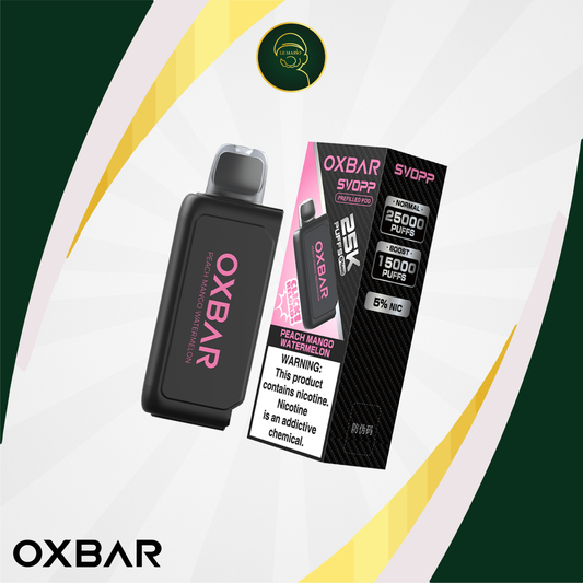 Pod Oxbar Svopp – Jetable Peach Mango Watermelon 5%