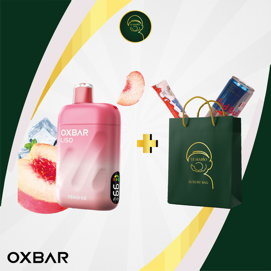 Oxbar Liso – 28 000 Puffs Peach Ice 🍑❄️✨