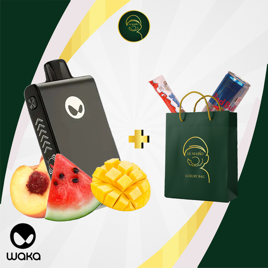 Waka Blade Peach Mango Watermelon 30K Puffs | Vape Jetable Casablanca Maroc - Le Mario