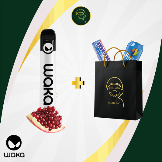 Waka Solo 2 Pomegranate Apple 2500 Puffs | Vape Jetable Casablanca Maroc - Le Mario