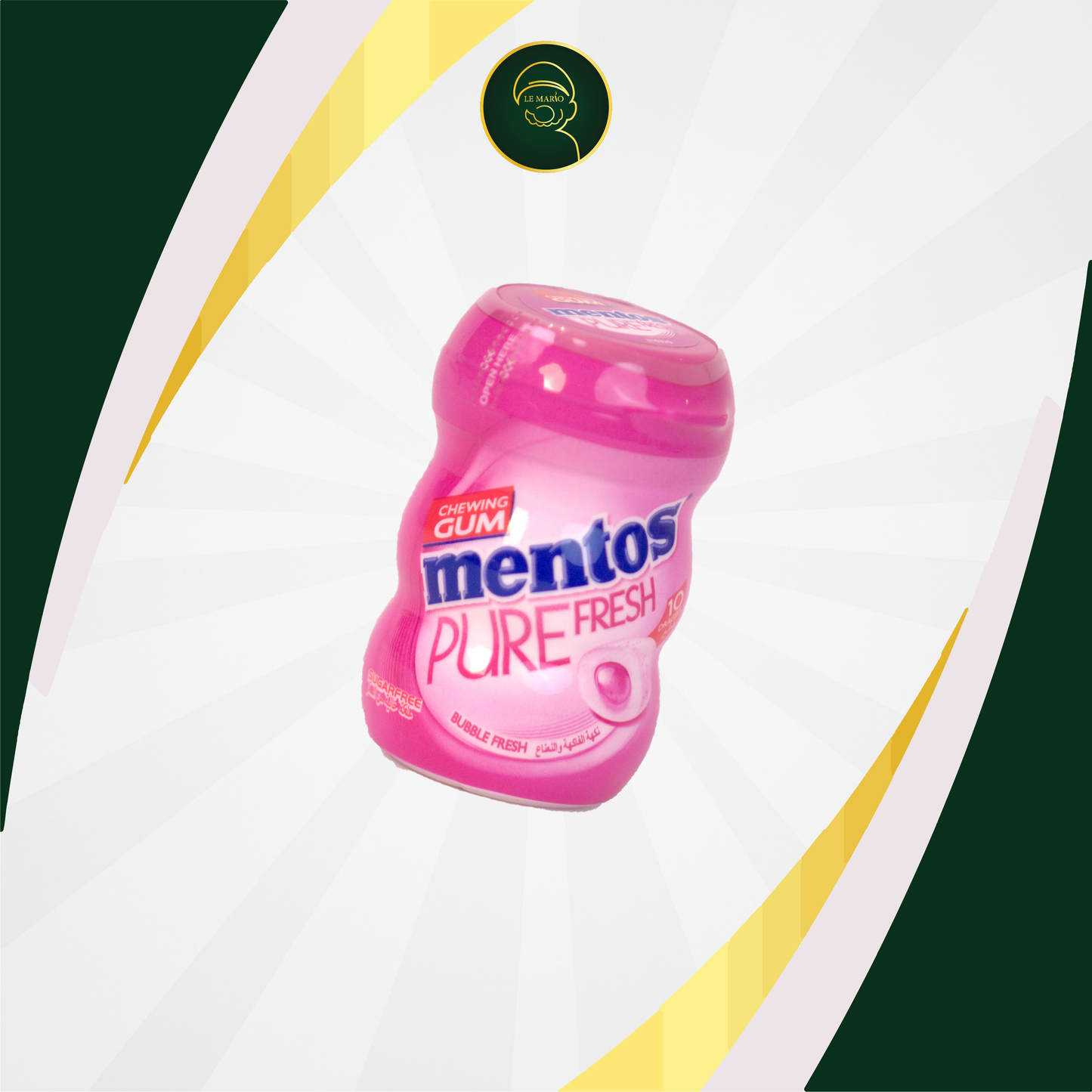 Pure Fresh Bubble Fresh Bottle Mentos Gum SS