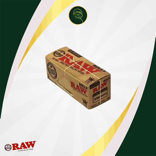 RAW Classic King Size Slim Rolls – 3 Meter 🌿✨