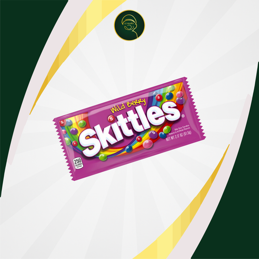 SKITTLES CANDY 38G WILD BERRY PURPLE O